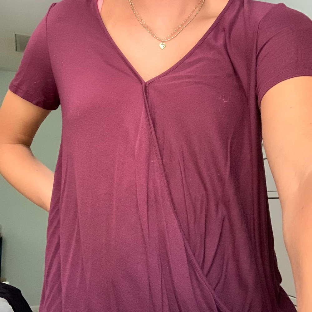 Comfy Maroon Blouse